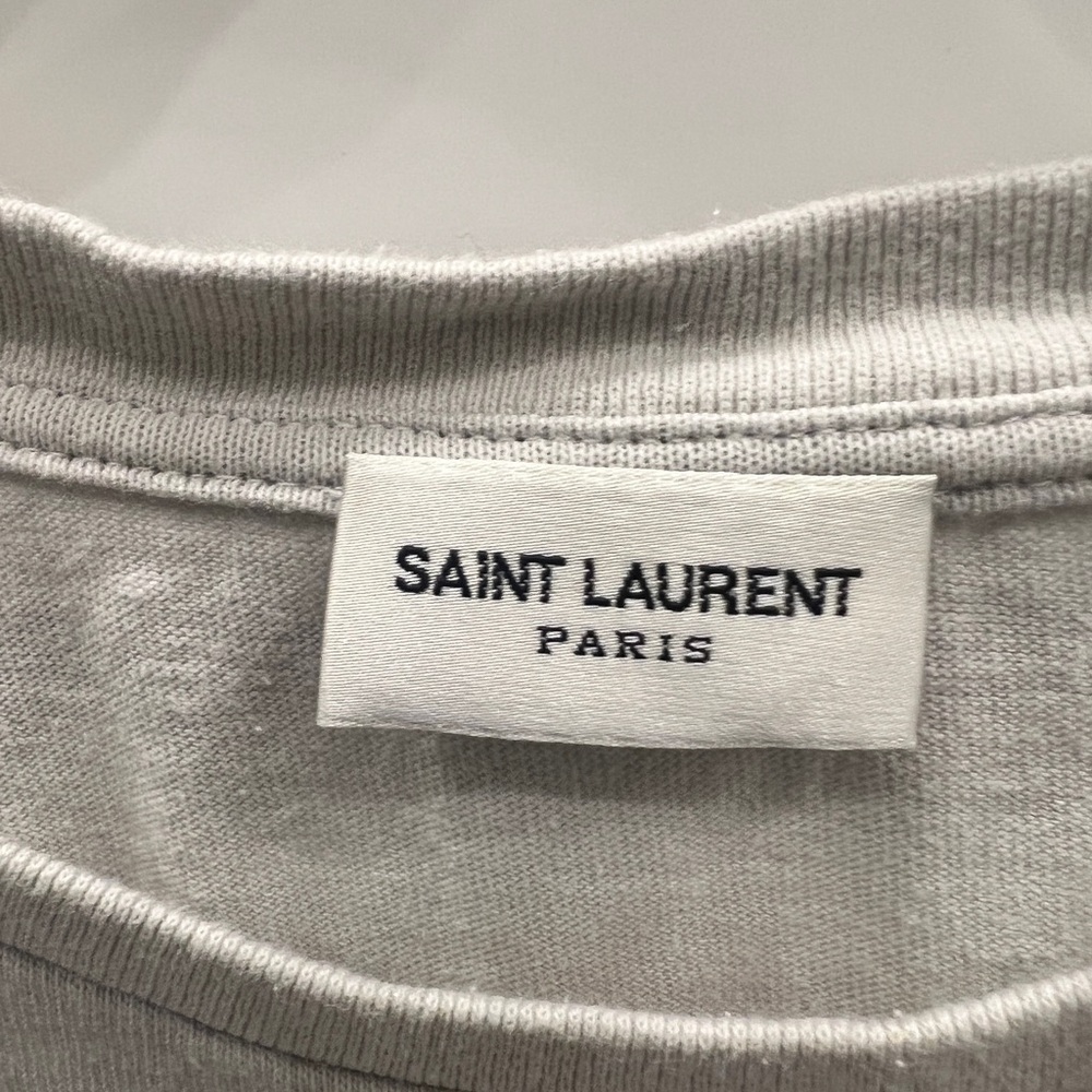 Saint Laurent Light Gray Knitwear